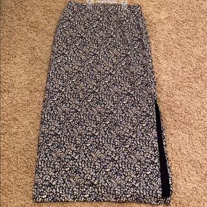GEOFFREY BEENE SIZE 4 FLORAL PRINT MAXI SKIRT!